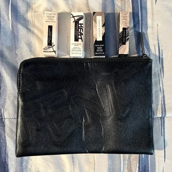 NEW - ULTA Fenty Cosmetic Bag with 4 deluxe samples - Picture 1 of 1